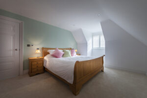 MDF Bedroom Shutters Installed in Farnham By The Great Shutter Co.