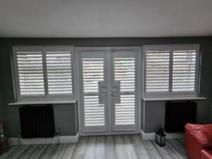 french door shutters by The Great Shutter Co Winchester